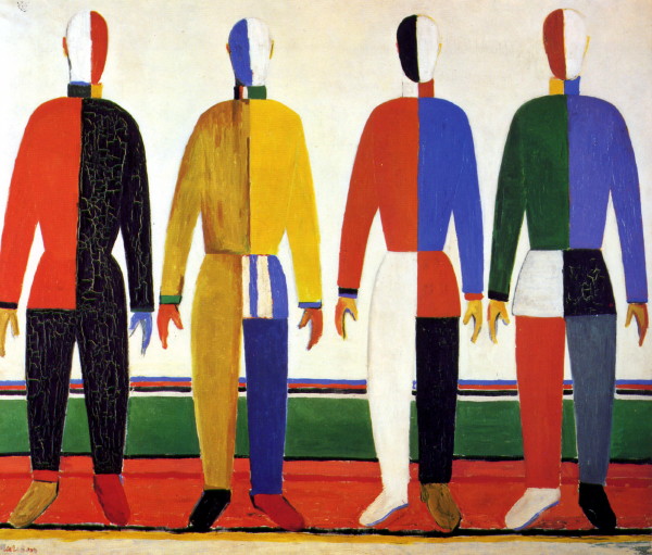 Image - Kazimir Malevich: Sportsmen (1928-30).